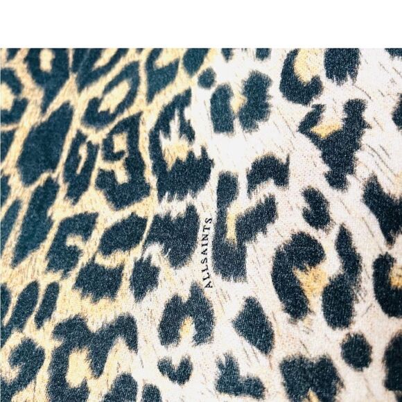 All Saints Coni Tank Leopard Print Dress - Picture 11 of 16